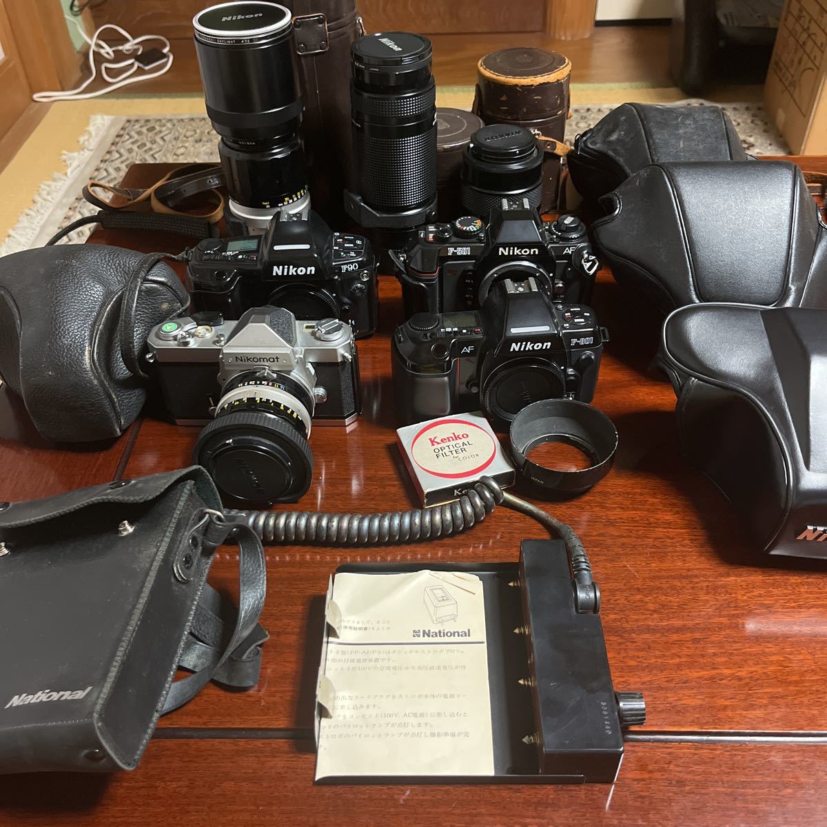 Nikomat EL フィルム一眼レフカメラ NIKKORレンズセット Nikon ニコン ニコマート Nikomat フィルムカメラ セット EL レンズ