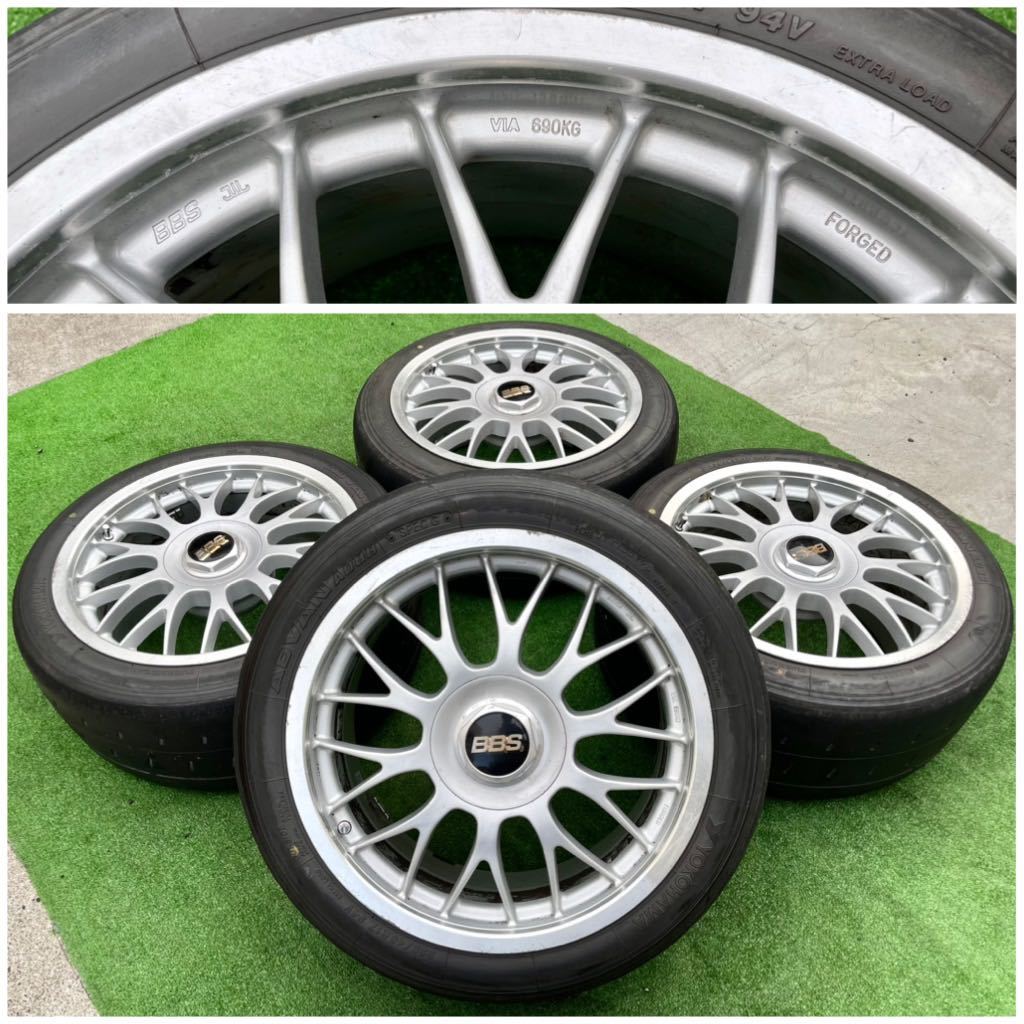 日本製 BBS RG245 RG246 鍛造FORGED 17インチ アルミホイール YOKOHAMA