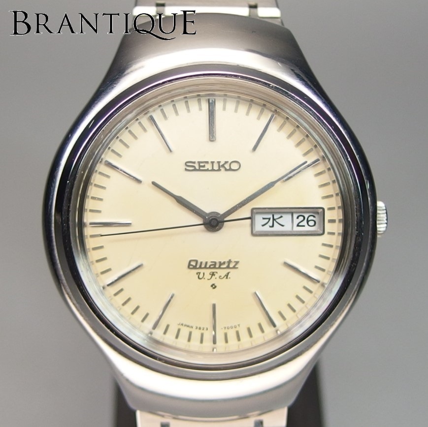 希少モデル 電池交換済】 SEIKO セイコー V.F.A Quartz Ref.3823-7000  
