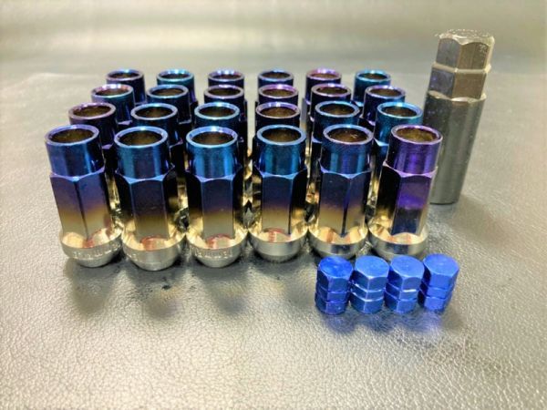 ホイールナット M12×P1.5 ハイエース スチール スチールナット ハイエース用２４本 レッド スチール＋アルミ 24個 P1.5 : | Wellvie classy スチール製 Deepaハイエース