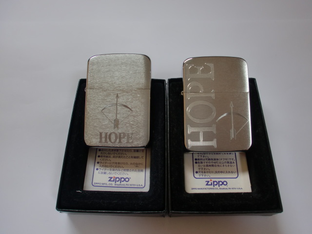 ZIPPO ホープ2点セット 未使用 ホープジャンバー型タバコケース1点 