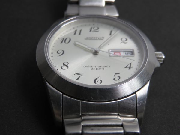 セイコー SEIKO クォーツ 3針 デイデイト 純正ベルト 7N43-0AP0 男性用