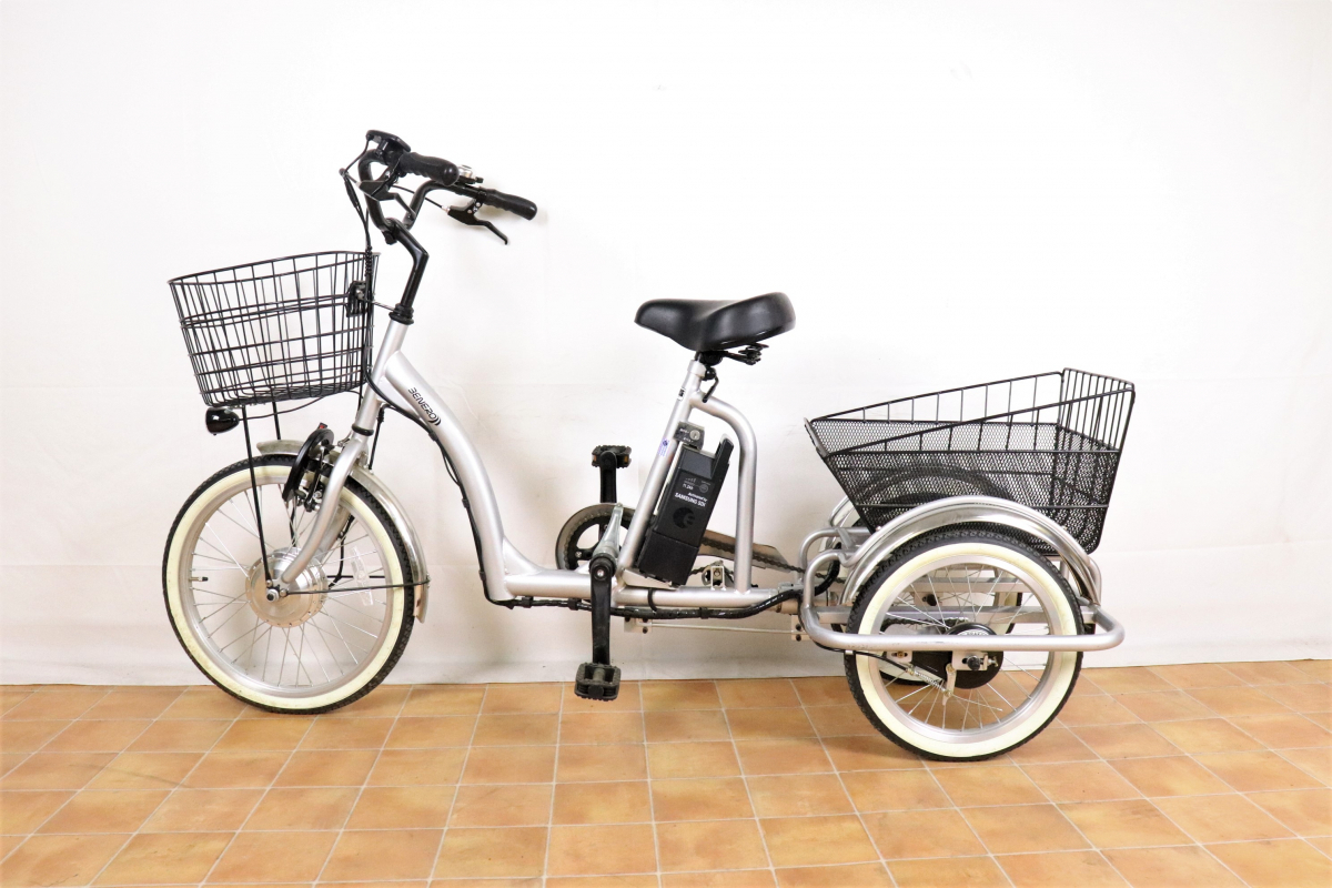 【電動アシスト自転車】eisan bike エイサンバイク  Calulu mommy 20インチ【中古バッテリーは寿命不明の為保証対象外です】【引取限定・現状渡し】三重県 発送不可】【動作OK】eisan bike エイサンバイク 20インチ 電動