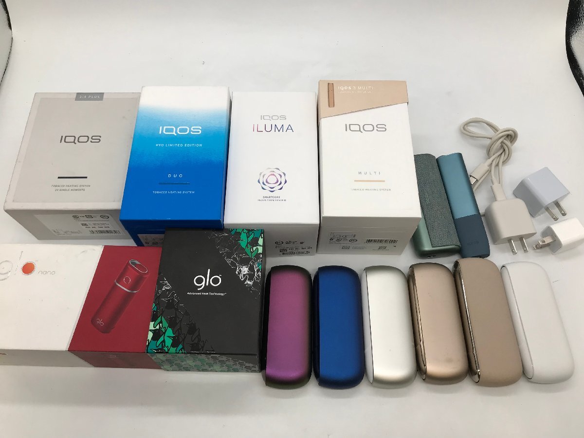 未検品 電子タバコまとめ iQOS ILUMA / 3 DUO / MULTI / 2.4Plus / glo 