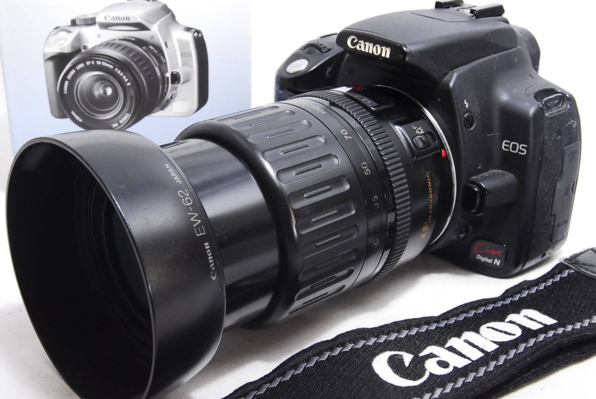 CANON キャノン EOS Kiss N 35-135mmレンズセット 元箱つき 安心の付属充実