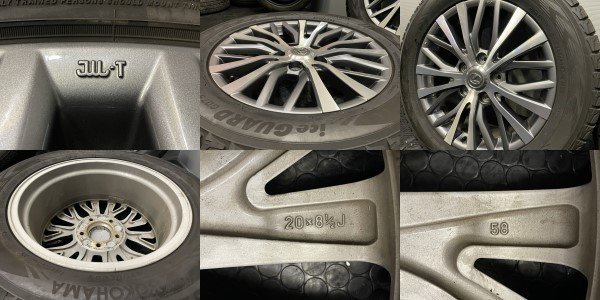 YOKOHAMA 285/50R20】スタッドレス【レクサス LX570 純正ホイール 20