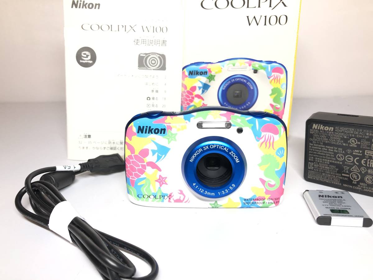 W100 COOLPIX ニコン eBay | ニコンcoolpix ニコン COOLPIX W100 マリン