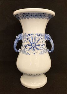 中国 景徳鎮 染付 花瓶のYahoo!オークション(旧ヤフオク!)の相場・価格 