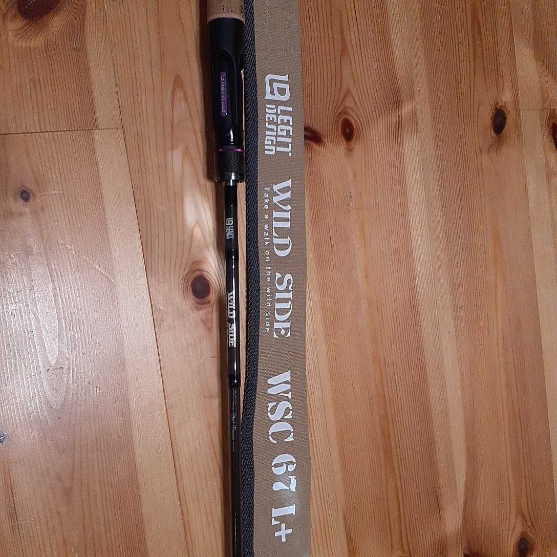人気，爆買い LEGIT DESIGN WILD SIDE WSC67L+(1ピースベイトロッド)｜売買されたオークション情報、yahooの商品情報をアーカイブ公開 - オークファン ルアーロッド