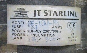 JT Starline BF-0401-C DJライティング　　①ジャンク品 PK01658U☆JT-STARLINE☆舞台照明☆回転ライト☆BF-03J-B2☆(照明