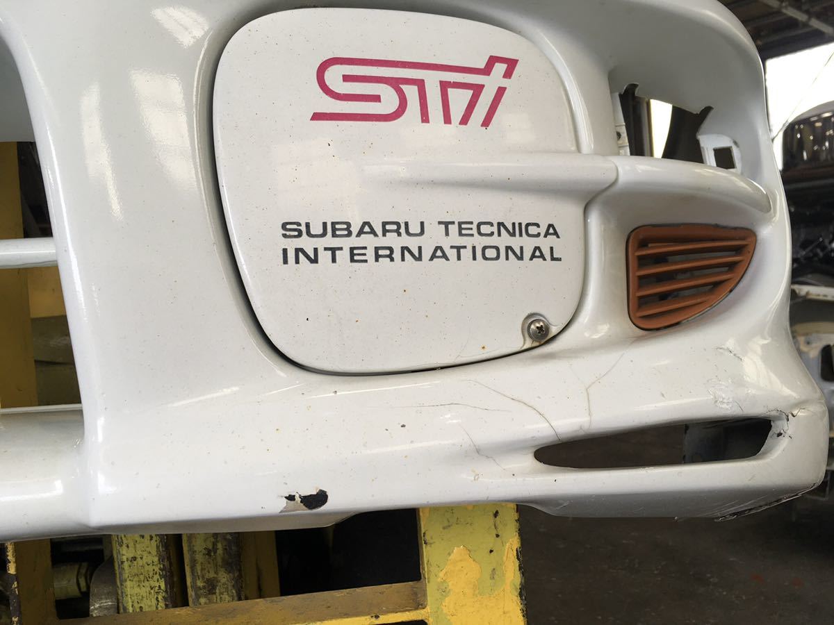 GC8 インプレッサ WRX STI Ver.6 後期 純正 フロントバンパー フォグ 