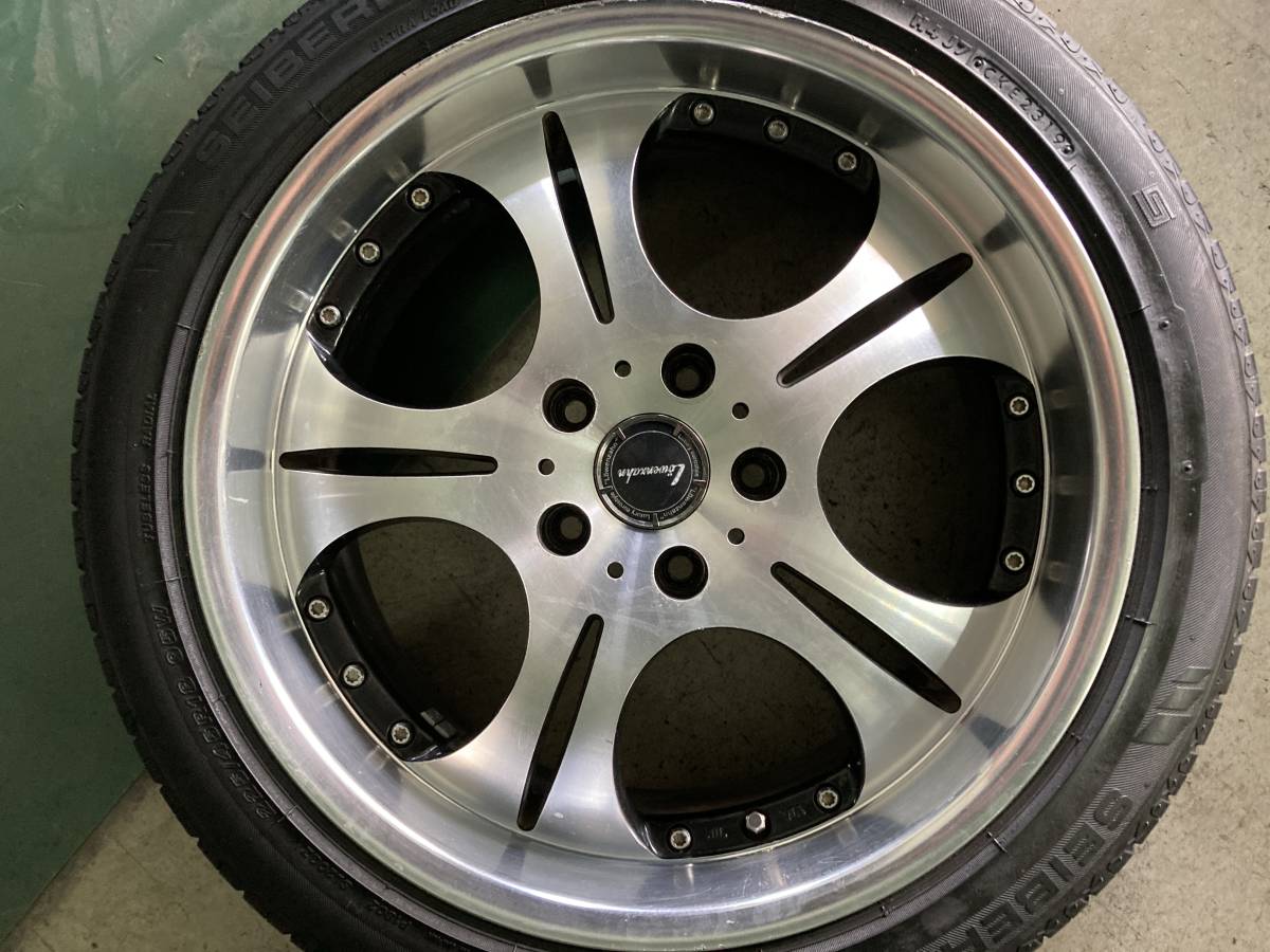 タイヤ、ホイール YT)アルミ・タイヤ Lowenzahn 18×7.5J+48 114.3/5H SEIBERLING SL201 225/45R18 4本