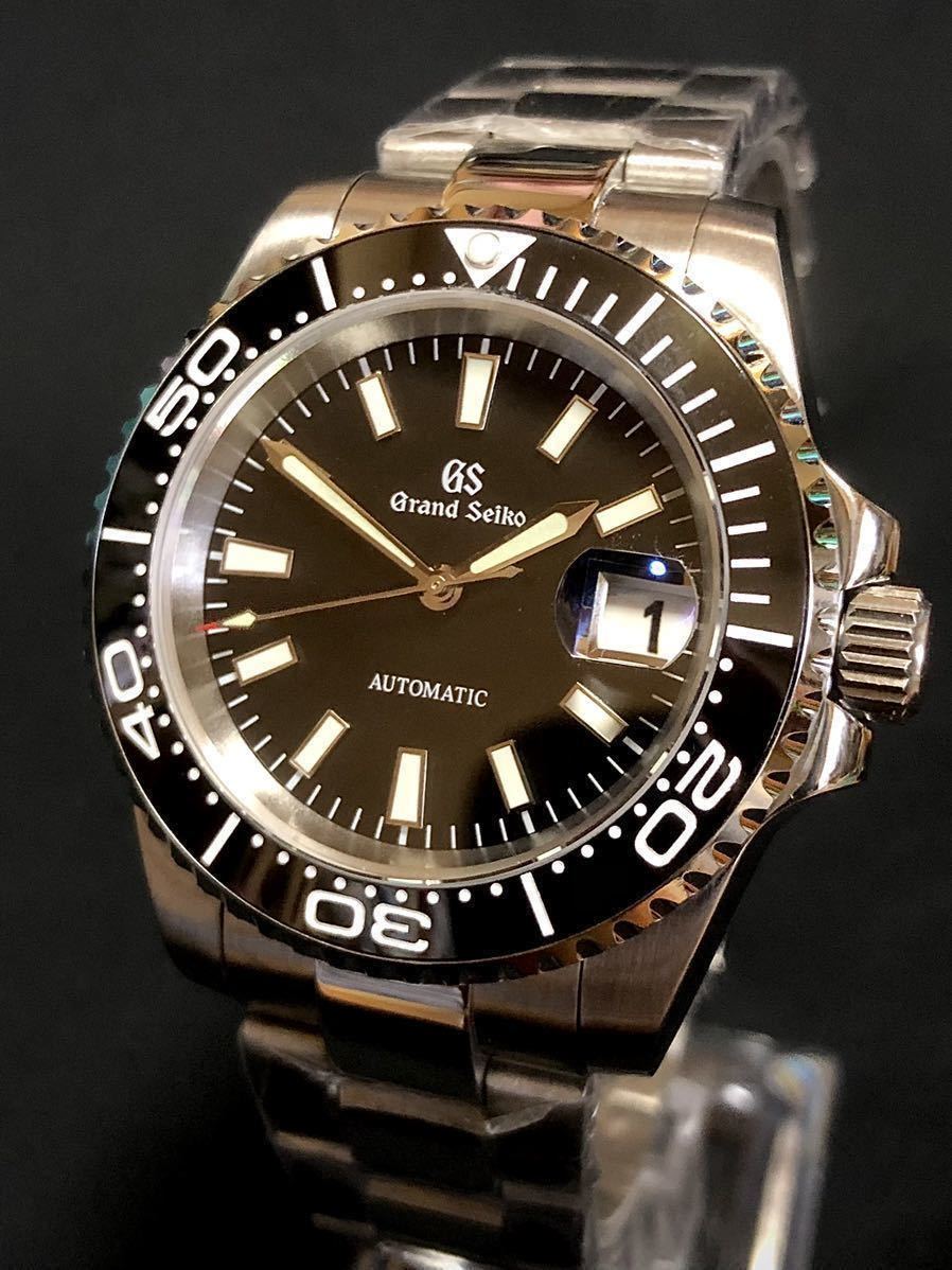 サブマリーナmod NH35搭載 希少 1点物☆1円〜SEIKO MOD☆NH35自動巻/手