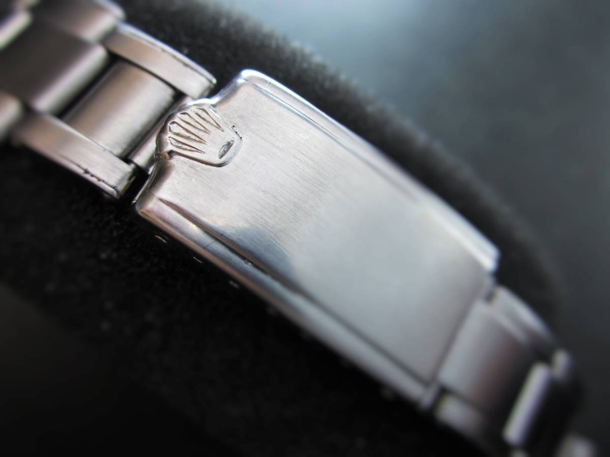ビ*ア様 ROLEX純正飛び出し王冠リベットブレス FF60ラグ幅19mm12コ 伸び少ない ロレックス リベットブレス 飛び出し王冠ブレス ラグ幅