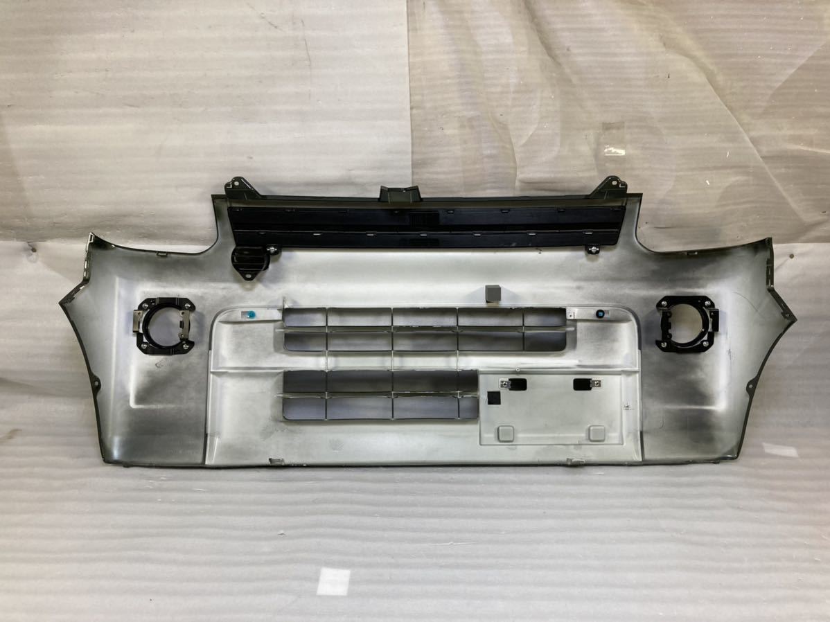 7442 美品 ほぼ新車外し エブリィ DA17V 純正 フロントバンパー カーキ 