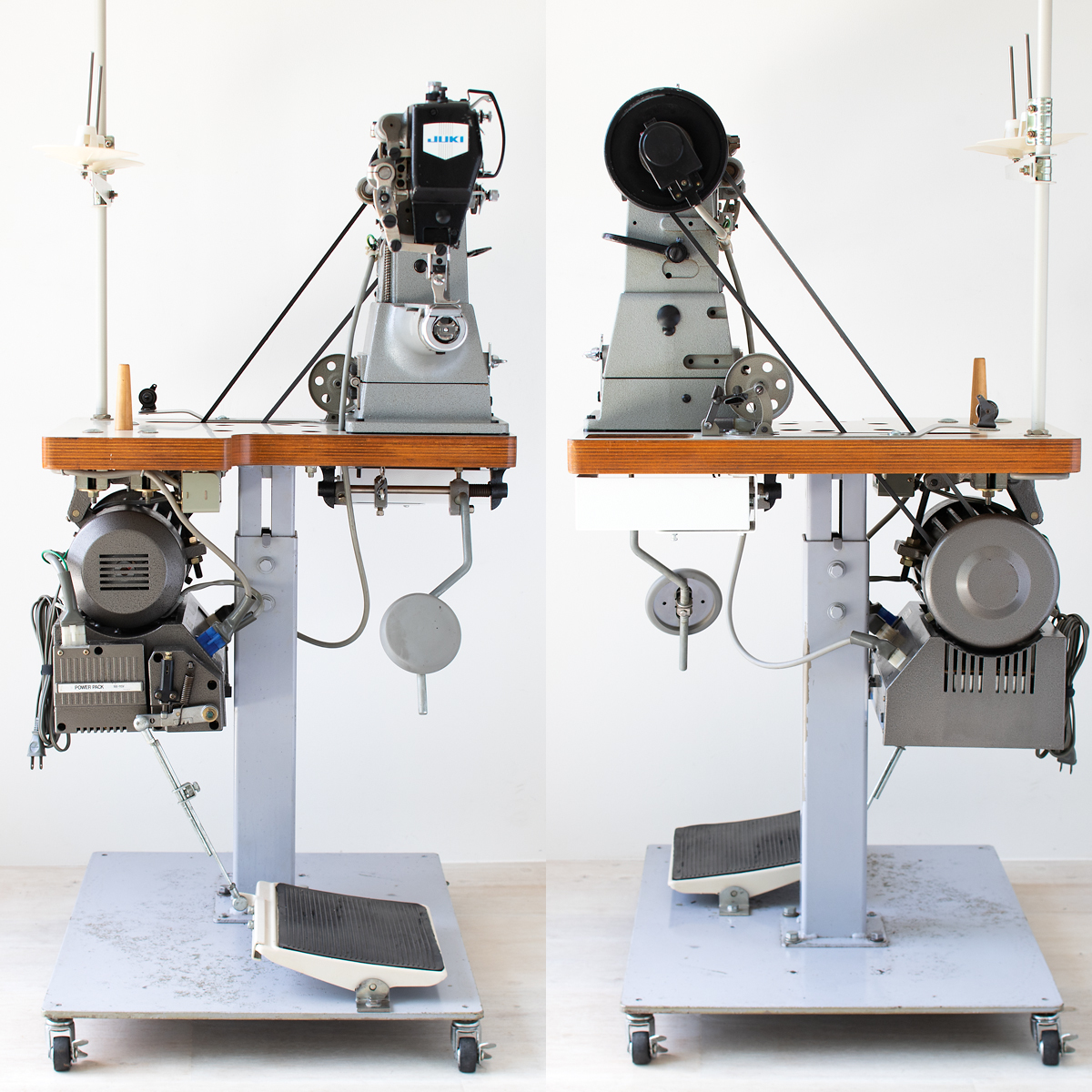 JUKI DSU-144 筒型 上下送りミシン 2倍釜 100V サーボモーター 工業用  