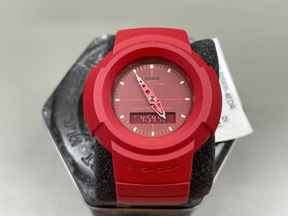 新品】CASIO カシオ G-SHOCK ジーショック AW-500BB-4EDR レッド【未 