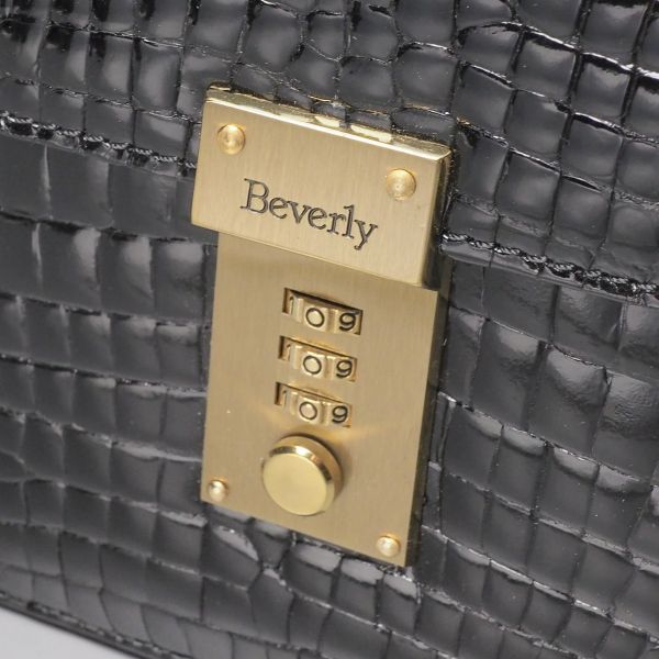 GK6885：Beverly*シャイニングクロコダイルレザーセカンドバッグ*本 