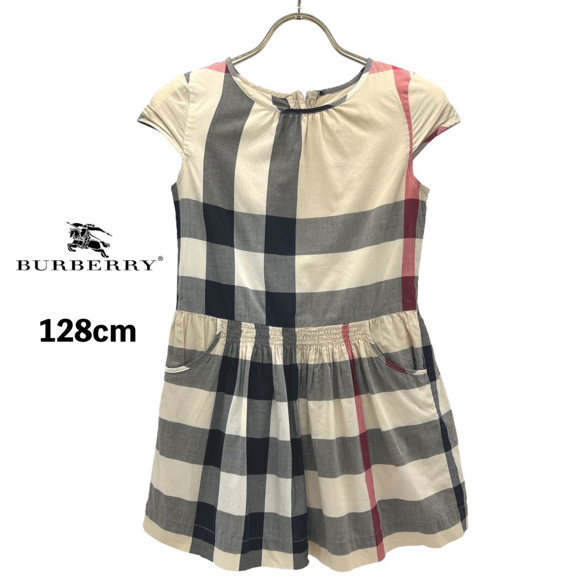 本物上質 152 12Y バーバリー BURBERRY ワンピース ノバチェック
