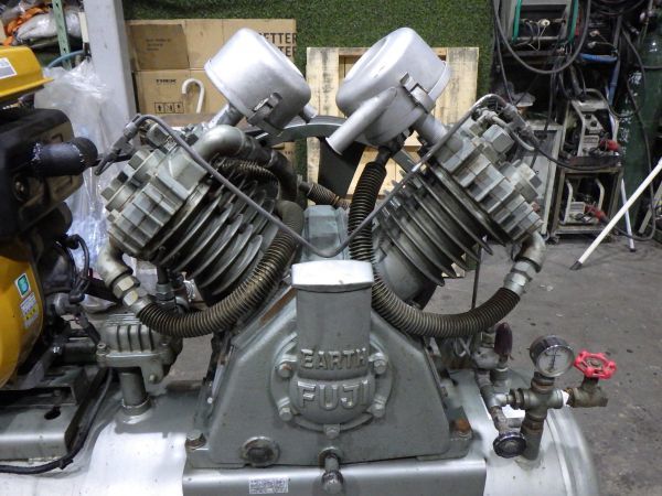 せ☆u675▽ 富士 エアー コンプレッサー SW-35 5馬力 中圧 150L