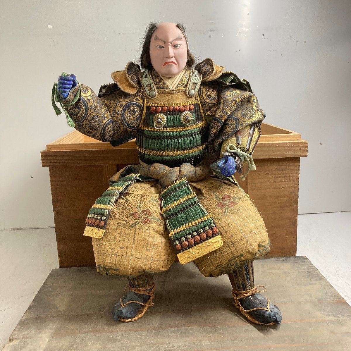 f001l N 五月人形 武者人形 武将 加藤清正 清正公さん 明治時代 肥後