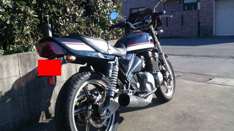 Kawasaki ゼファー400用 Gタイガー Cレッド/ブラック/シルバー 純正