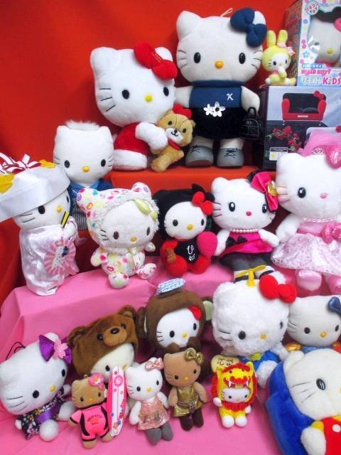 【希少】サンリオ　ハローキティ　ぬいぐるみ まとめ売り D5641L ☆サンリオ ハローキティ☆USJ品あり レア品 コレクション