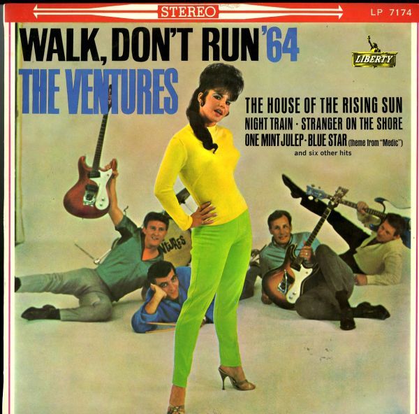 赤盤！国内盤初版 ペラジャケ Ventures / Walk, Don't Run '64 1964年