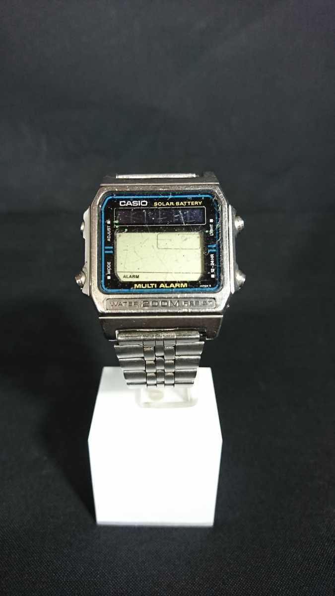 6/9n1 腕時計 CASIO DW-2000 カシオ SOLAR BATTER MULTI ALARM WATER