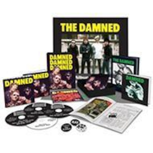 高品質，送料無料 CD-BOX ダムド/DAMNED DAMNED DAMNED 2012年作品 CD4枚+缶バッジ+ポスター+ブックレット付き限定ボックス U.K PUNK ROCK(一般)｜売買されたオークション情報、yahooの商品情報をアーカイブ公開 - オークファ 一般