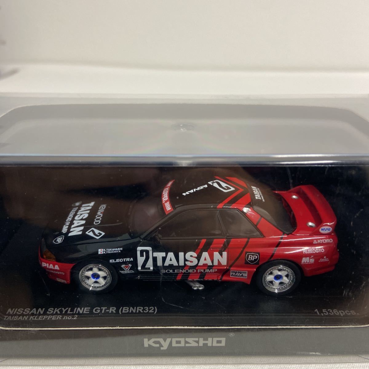 京商 1/43 NISSAN SKYLINE GT-R BNR32 TAISAN KLEPPER #2 日産