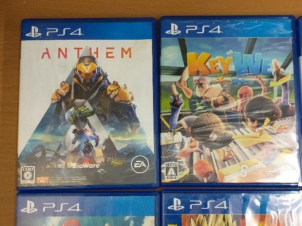 ジャケット水濡れ 1円スタート！ PS4 ソフト9点セット ANTHEM グラン 