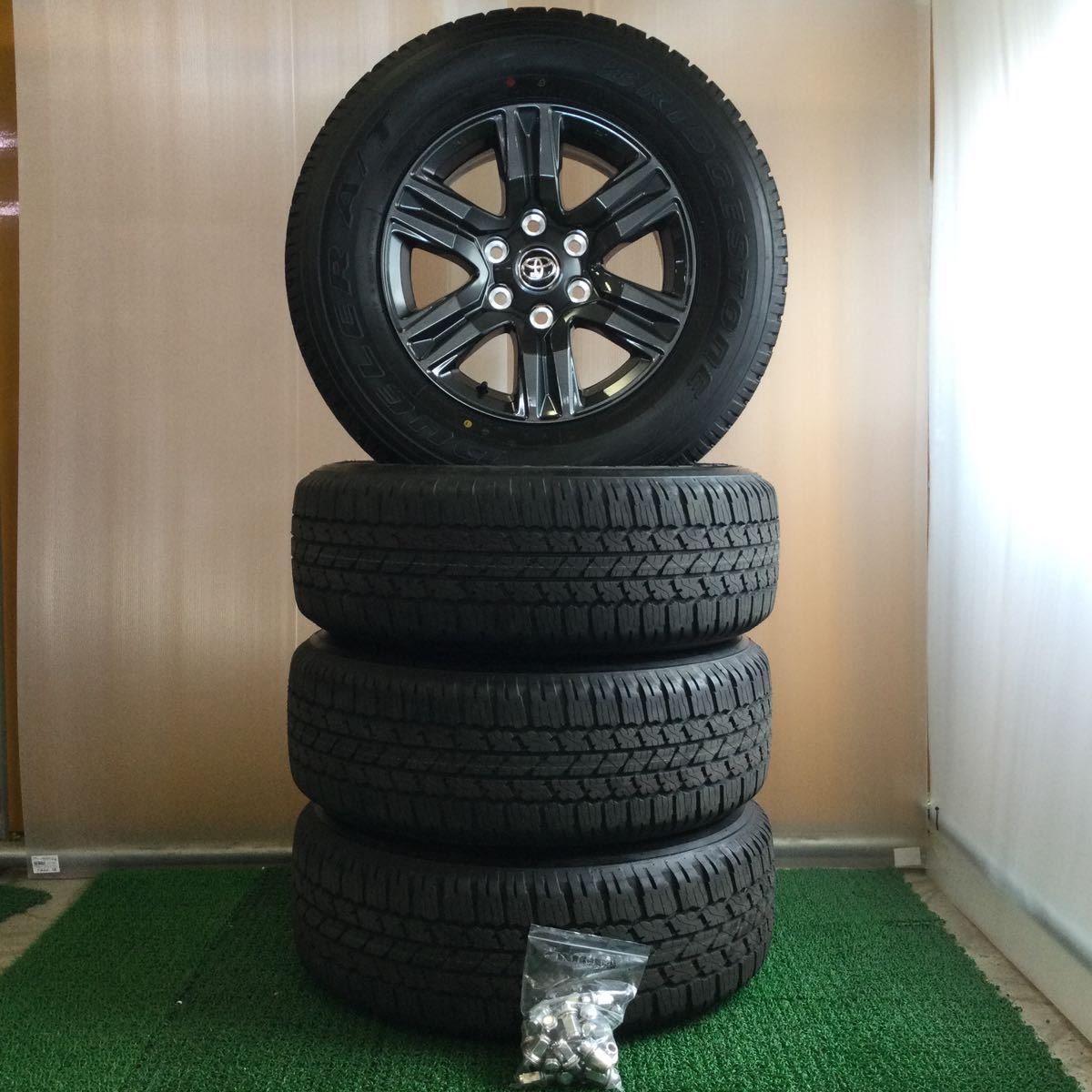 【限定SALE，格安】 トヨタ ハイラックス 純正 アルミSET 17&times;7.5J+30 139.7-6H 品4本(ラジアルタイヤ)｜売買されたオークション情報、yahooの商品情報をアーカイブ公開 - オークファン 6穴