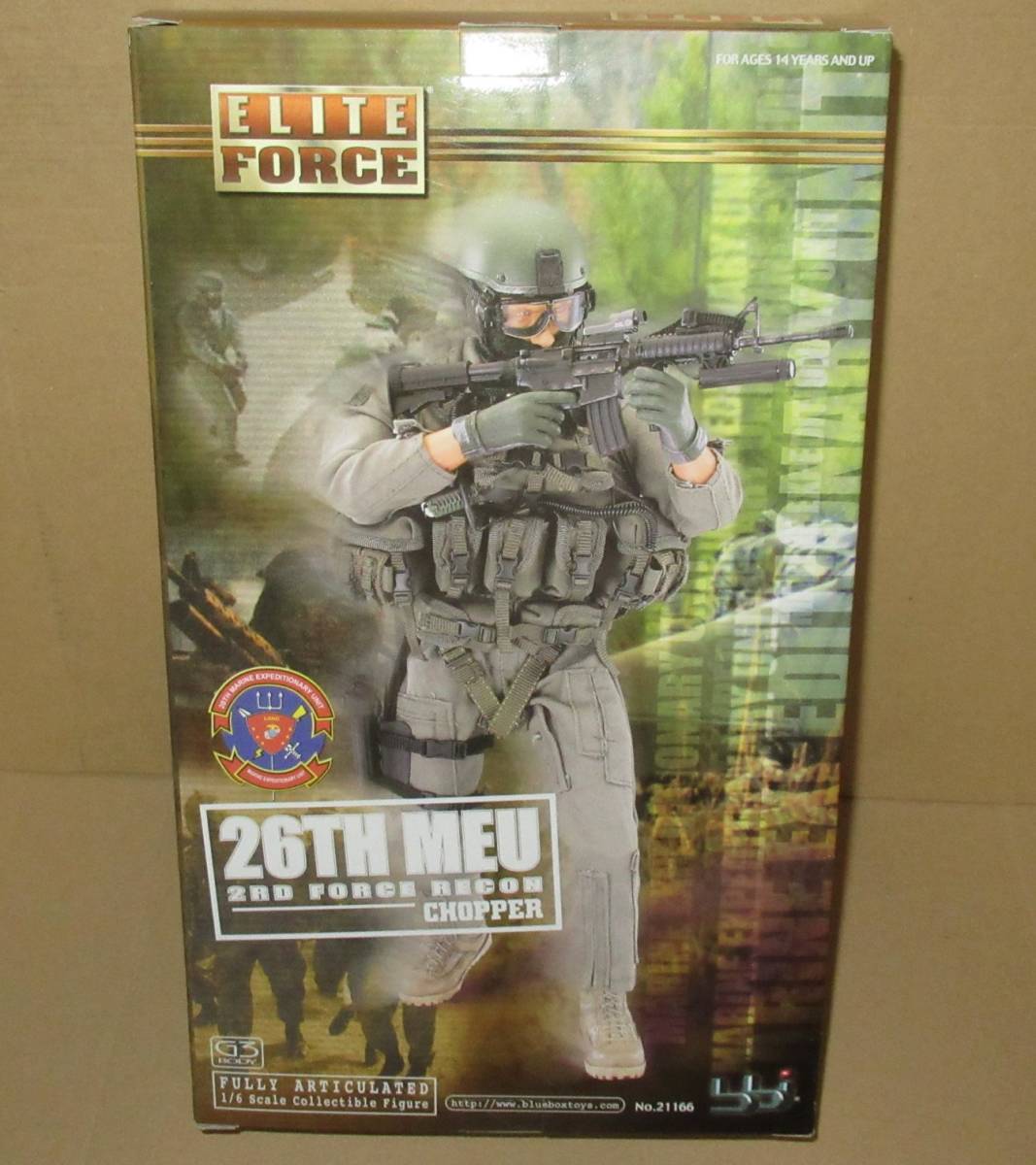 G.I.JOE bbi 1/6 26th MEU 2nd FORCE RECON CHOPPER 2003年 フォース