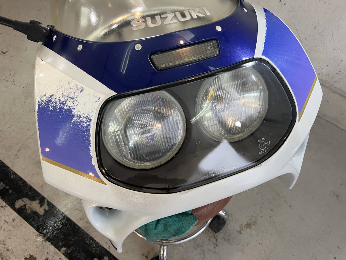 GSX-R1100 GV73A アッパーカウル カウルステー ヘッドライト ミラー 