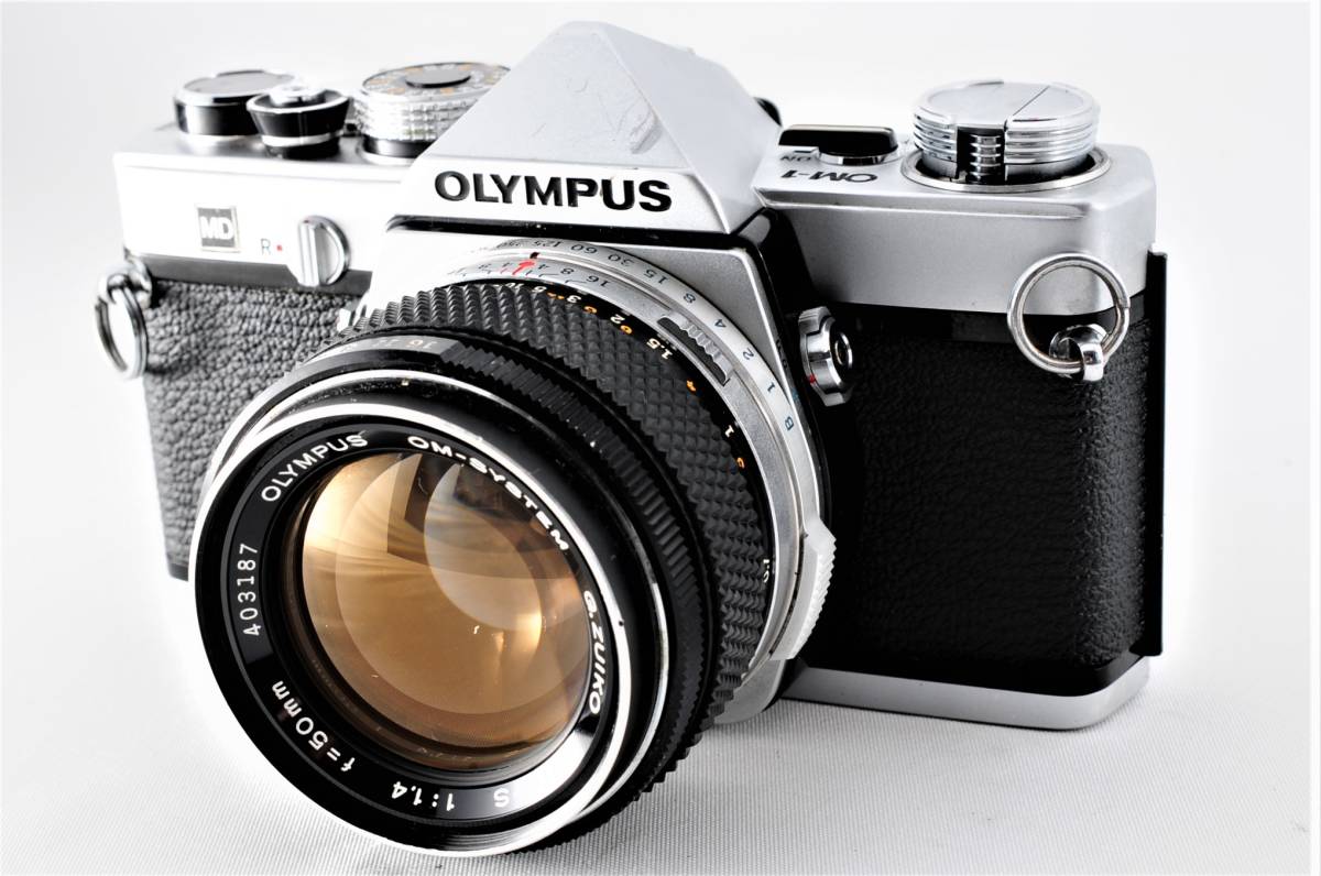 OM-1 シルバー OLYMPUS オリンパス AUTO-S 50mm F1.8 + 外観良品 F