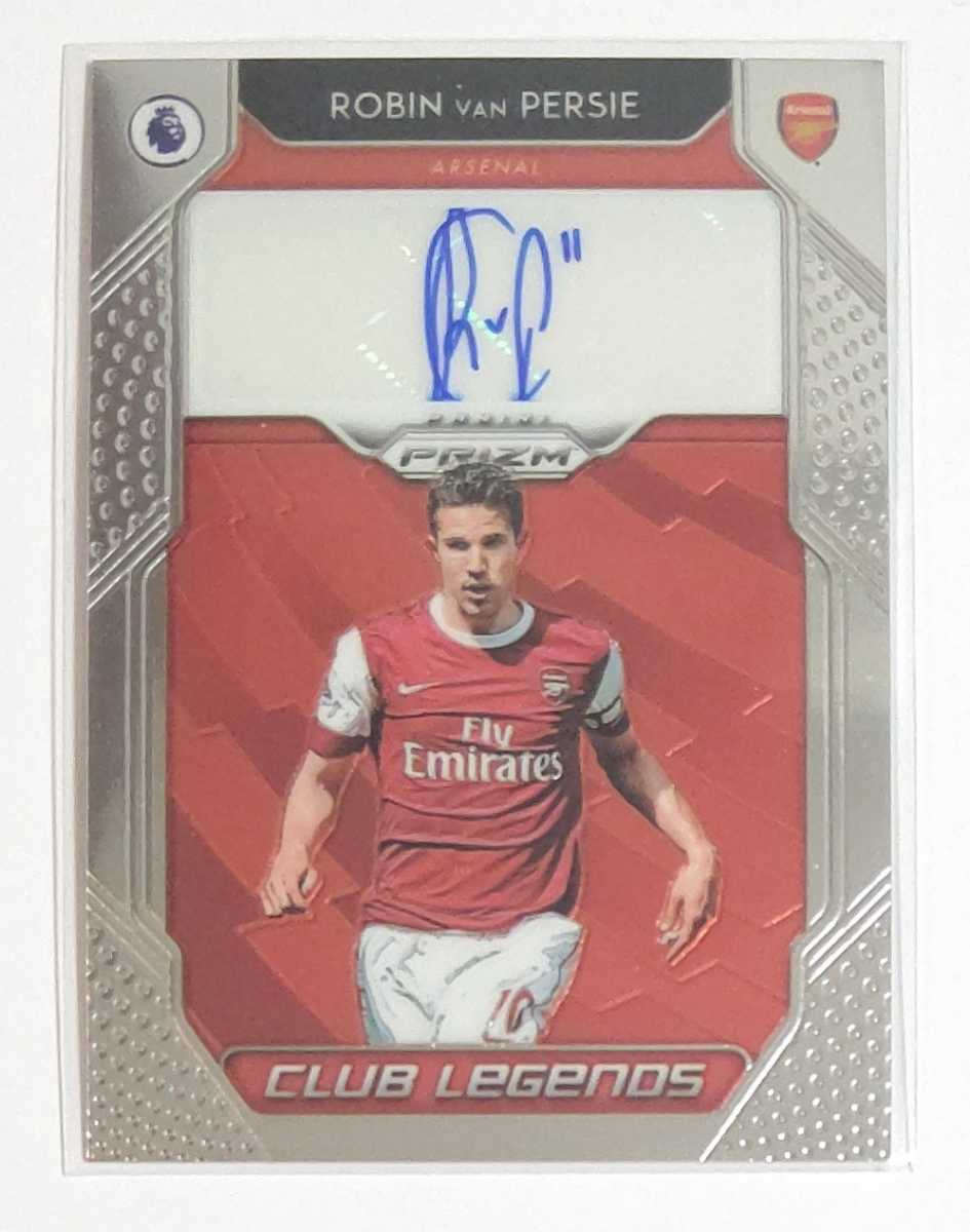 Panini PRIZM PREMIER LEAGUE SOCCER 2019-20 ROBIN VAN PERSIE サイン 