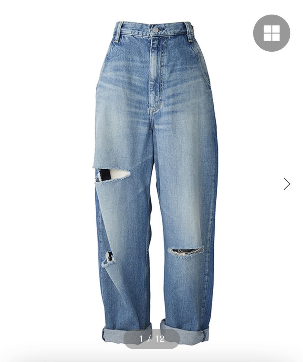 赤字超特価，新品 同様 HYSTERIC GLAMOUR WOMAN RESIZE加工 デニムストレートパンツ サイズ 27inch(パンツ、スラックス)｜売買されたオークション情報、yahooの商品情報をアーカイブ公開 - オークファン 女性用