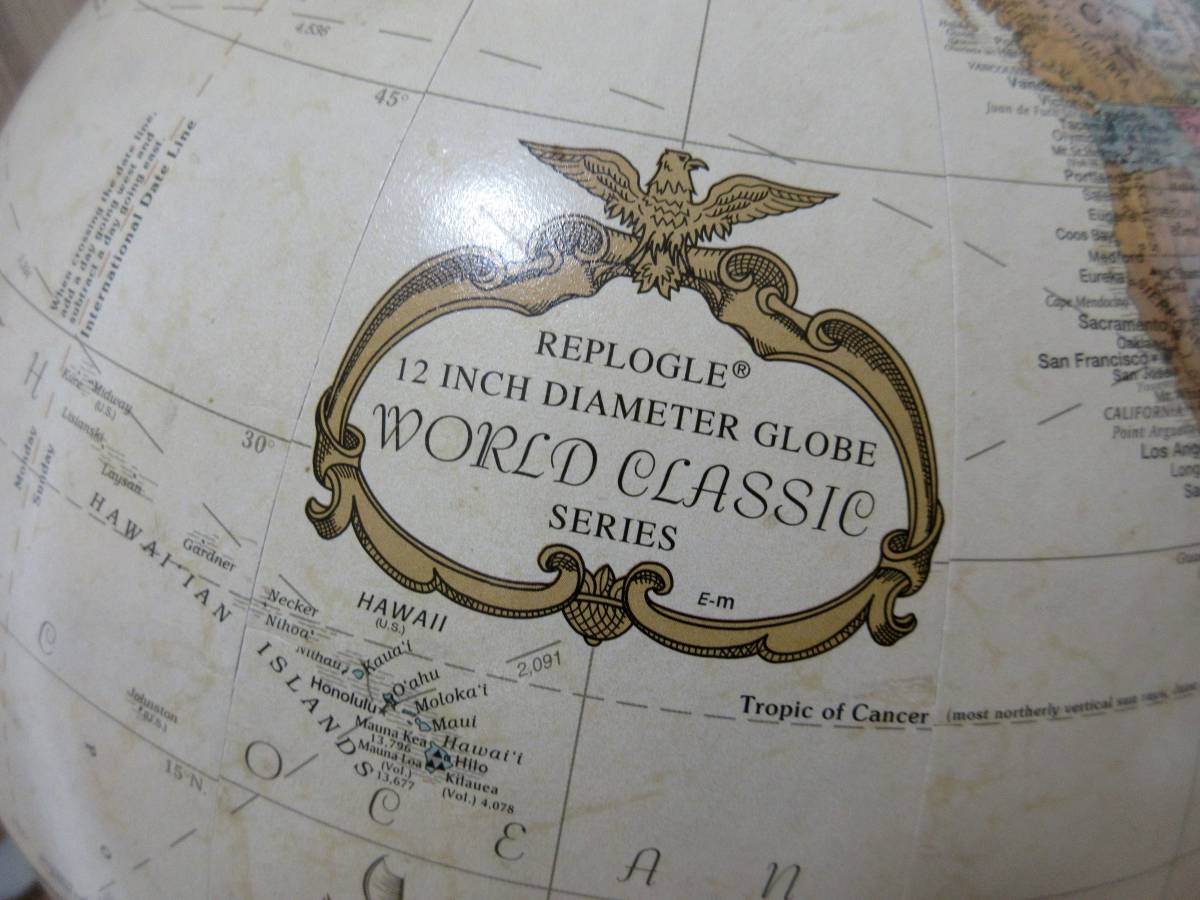 地球儀 World リプルーグル Diameter REPLOGLE” Glove Classic