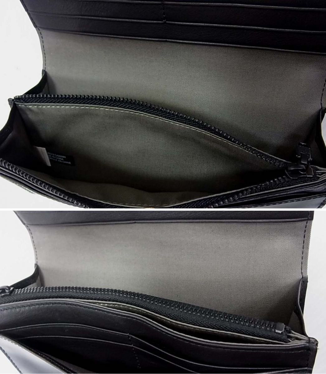 新品□ディーゼル レザーロングウォレット 迷彩 カモフラ柄 長財布