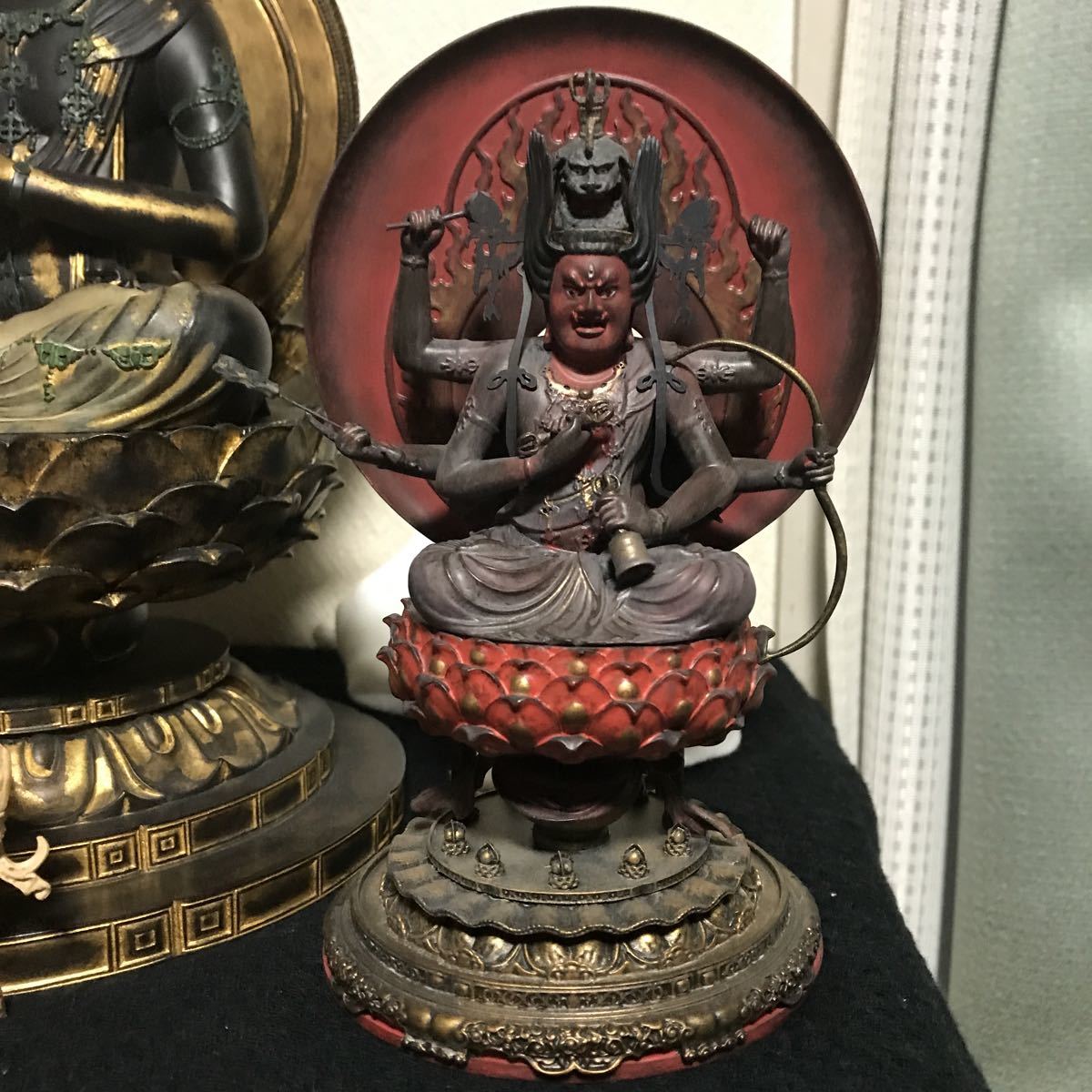 根付 象牙風 彫刻在 玉川作 在銘品 銘「光之」 布袋、唐子と大八車