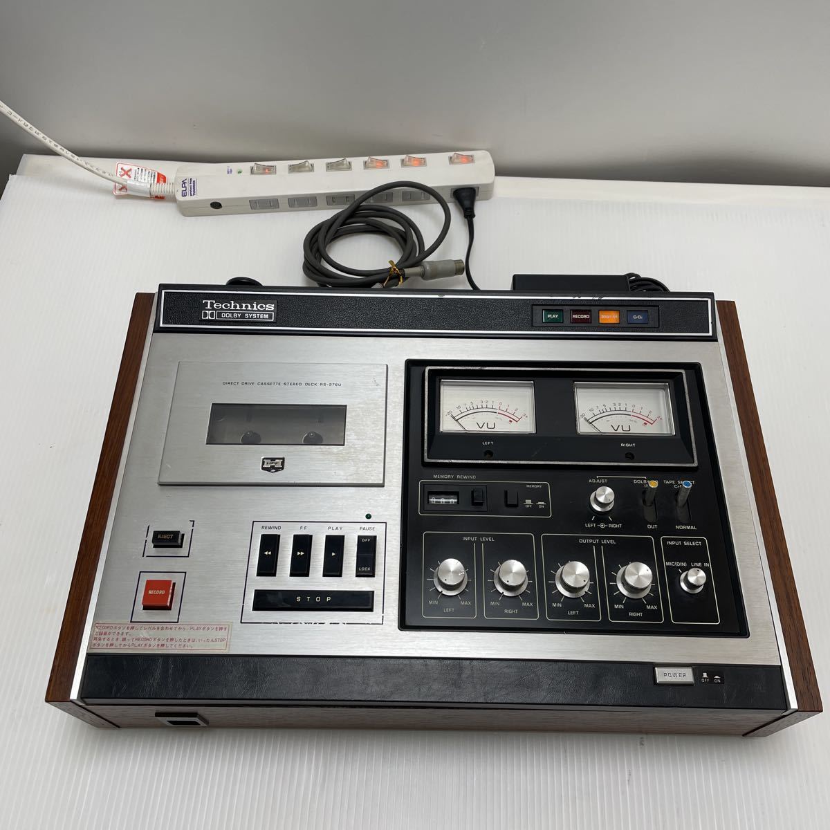 Technics カセットデッキ テクニクス RS-276U 送料込 公式 ジャンク