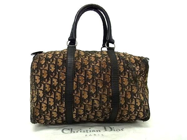 1円 Christian Dior ディオール ヴィンテージ トロッター キャンバス