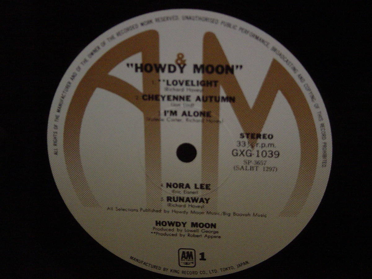 LP SSW Lowell George プロデュース Jon Lind Valerie Carter 在籍 