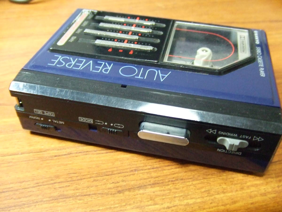 X917 希少！ SANYO/サンヨー MGP 600D ポータブルカセットプレーヤー