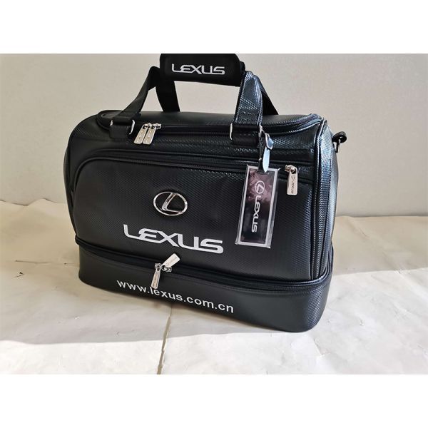 新品LEXUS ゴルフトートバッグ ブラック ボストンバッグ スポーツ