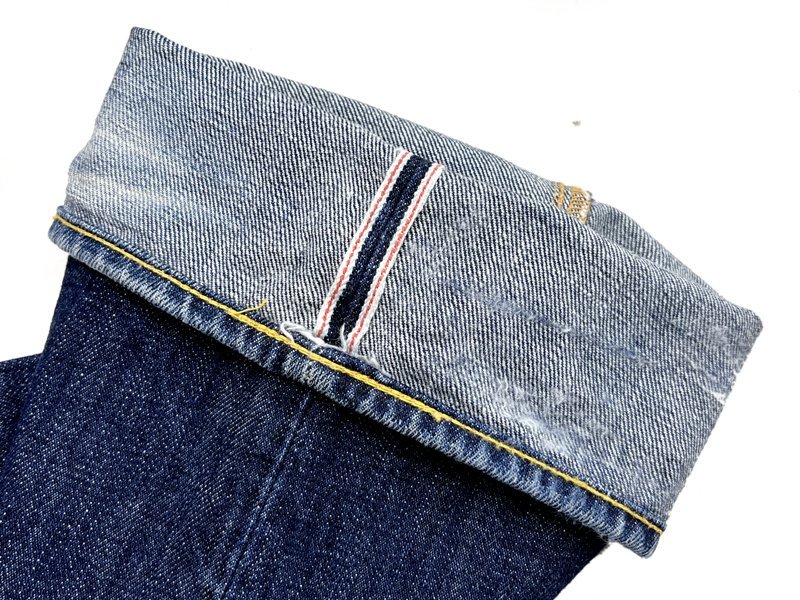 No2デニム ロット2000 カモメ ビックカモメ EVISU 黒カモメ W31 トラ耳 