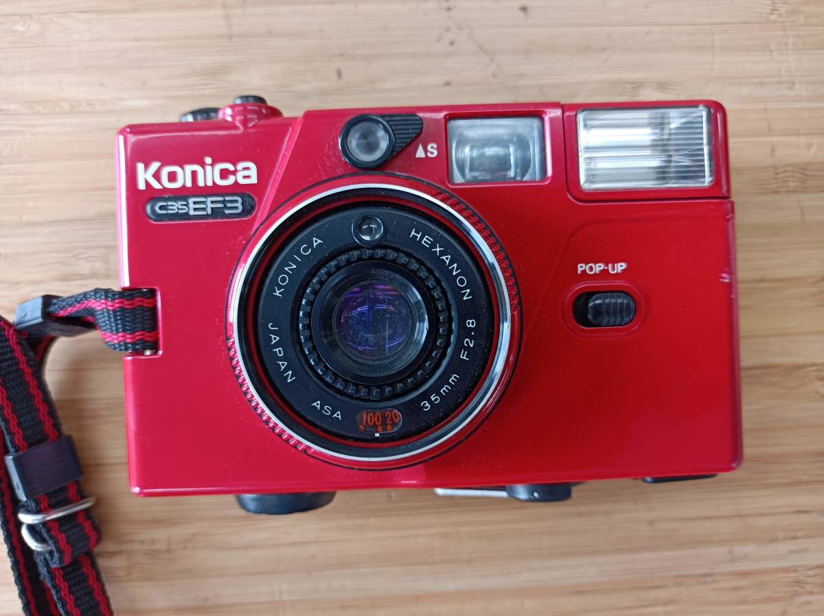 Konica コニカc35EF3 フィルムカメラ 動作確認済 ゴールド Camera Film