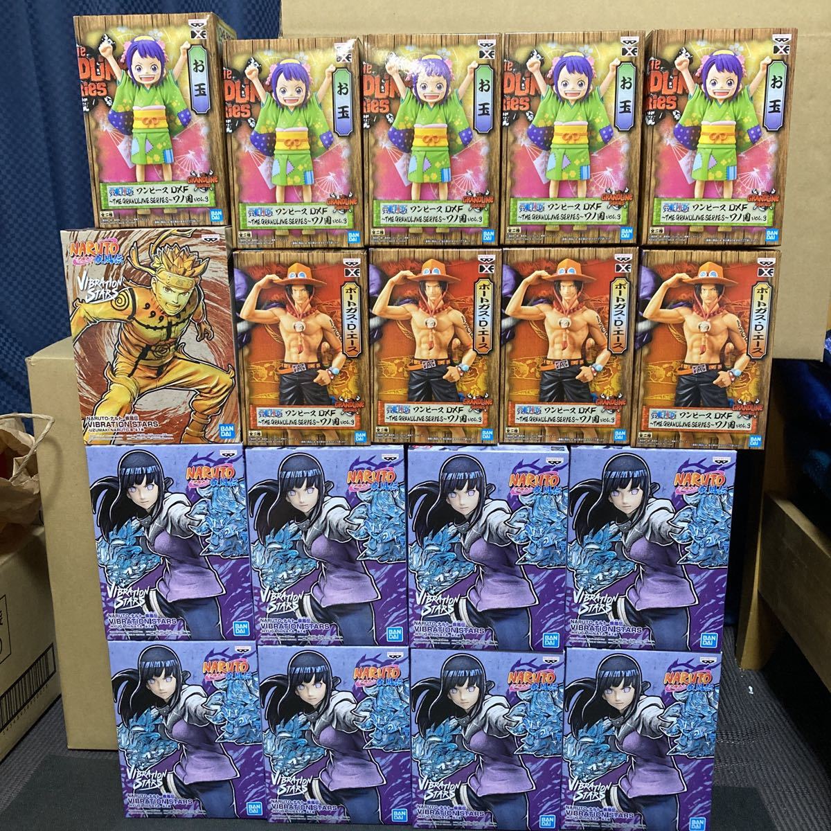 ワンピース ナルト One Piece Naruto フィギュア ナルト ヒナタ エース お玉 18体 その他 売買されたオークション情報 Yahooの商品情報をアーカイブ公開 オークファン Aucfan Com