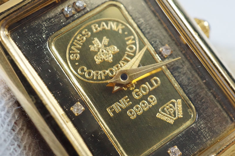 か*ん様 エルジン ELGIN USA 腕時計 999.9 1g FINE GO 1円~スタート【333】ELGIN/エルジン USA SWISS BANK FINE GOLD BAR 1g